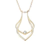 TOWARDSNAN Collier avec pendentif géométrique pour femme, petite amie, gardienne pour infirmière, travailleur, cadeau d'anniversaire, Chain length 45+5cm, Métal