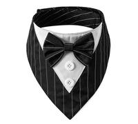 TOWARDSNAN Collier de costume réglable avec nœud papillon élégant pour animaux domestiques