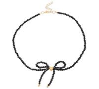 TOWARDSNAN Collier, design élégant papillon en cristal avec pendentif en perles pour les amateurs de mode, usage quotidien, tenue décontractée, As shown in the figure, Acrylique