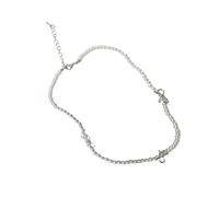 TOWARDSNAN Collier léger inspiré de perles de culture sophistiquées avec motifs de nœud pour un style élégant au quotidien - Design tendance, taille unique, Comme décrit, Comme décrit.