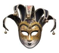 TOWARDSNAN Comédie exquise décoration intégrale pour fête d'Halloween, festival, carnaval, bal masqué pour homme et femme