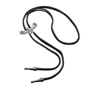 TOWARDSNAN Cravate Bolo Vintage Western Cowboy Cravate Casual Collier Accessoire de Costume Bola Cravate Western Shoestring Cravate, Noir , taille unique