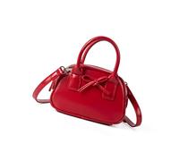TOWARDSNAN Creative Bows Sac à bandoulière esthétique en cuir PU Sac à main élégant Sac à bandoulière décontracté Sac à main pour un usage quotidien Sac tendance pour femme, Rouge, One Size