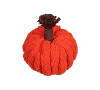 TOWARDSNAN Décoration de table en forme de citrouille au crochet en polyester lavable faite à la main pour les fêtes d'automne