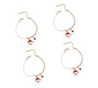 TOWARDSNAN Élégant collier de vacances pour animal domestique avec pendentif à breloques réglable pour chats et chiens, collier de célébration de Noël, décoration de vacances pour animaux de compagnie