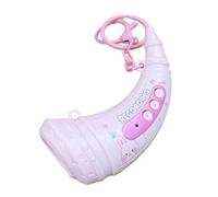 TOWARDSNAN Enregistreur sonore éducatif en forme de corne avec lecteur de musique Modification vocale Caractéristiques Construction ABS Jouet musical pour enfants sur le thème des animaux Jouet