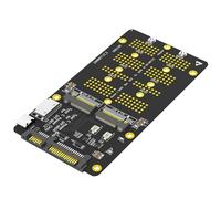 TOWARDSNAN Fast Speed SATA3 BKey vers SATA3 et MKey vers SFF8611 Convertisseurs Carte pour transfert de données et connecteurs de disque de sauvegarde