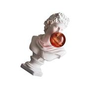 TOWARDSNAN Figurine grecque unique en résine soufflant des bulles - Sculpture de buste grec classique pour ajouter du plaisir à votre bureau et à votre espace de vie - Figurines de collection