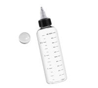 TOWARDSNAN Flacon de mélange de peinture avec bec rotatif et graduations 4 tailles 30 ml à 230 ml
