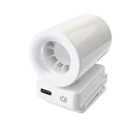 TOWARDSNAN Gadget portable rechargeable à faible bruit, mouvement complet, appareil de refroidissement USB, texture adaptée pour les voyages, le camping, ventilateur de bureau réglable