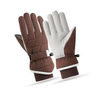 TOWARDSNAN Gants de ski professionnels imperméables avec panneau tactile - Couche épaisse et chaude pour les conditions hivernales difficiles - Gants de travail isolés en hiver
