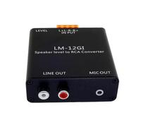 TOWARDSNAN Haut-parleurs professionnels Niveaux Signaux vers Convertisseur Isolation Atténuateur 40 HZ-20 KHz Réponse en fréquence Faible distorsion Isolateurs de boucle de sol Atténuateur