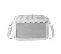 TOWARDSNAN Ita Bag Sac à bandoulière japonais JK mignon pour femme fille fourre-tout uniforme shopping, blanc, One Size
