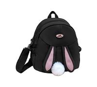 TOWARDSNAN Joli sac à dos d'école, sac à dos d'école, sac à dos léger pour étudiantes et filles, sac à dos à usage spécial, Noir