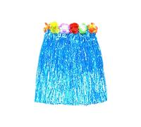 TOWARDSNAN Jupes de danse colorées - Jupe d'herbe pour les fêtes de plage, les décorations de fête sur le thème de la scène, bleu, 30A