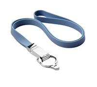 TOWARDSNAN Lanière de téléphone en silicone avec anneaux détachables - Collier tendance en silicone de 56 cm pour un usage quotidien multifonction - Support portable