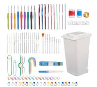 TOWARDSNAN Les kits de crochet et d'aiguilles pour débutants comprennent des crochets ergonomiques, une aiguille à tricoter, un marqueur de couture et plus encore