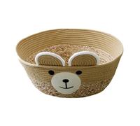 TOWARDSNAN Lit pour chien élégant pour petit chiot chaton panier d'ours de dessin animé coussin amovible pour la maison panier de chien lit grand