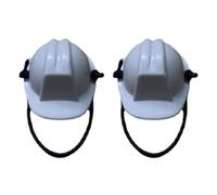 TOWARDSNAN Lot de 2 casques de construction réglables pour petits animaux de compagnie, accessoires de costume de marionnette, équipement pour petits animaux