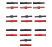 TOWARDSNAN Lot de 20 connecteurs de câble banane isolés 4 mm femelle 4 mm adaptateur de remplacement pour fiche banane convient pour les ingénieurs ou les amateurs