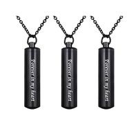 TOWARDSNAN Lot de 3 boîtes à cendres sculptées délicates pour animaux de compagnie - Souvenir précieux pour les morts ayant besoin d'un terme - Urne commémorative - Bijoux pour chiens de petite taille