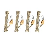 TOWARDSNAN Lot de 4 lampes de culture réglables à cliquet, 49,9 kg de long