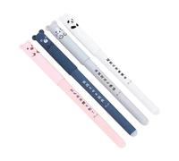 TOWARDSNAN Lot de 4 stylos gel effaçables à pointe d'aiguille de 0,35 mm à séchage rapide pour l'écriture, les notes, les journaux, les encres thermosensibles