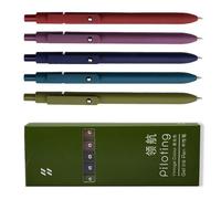 TOWARDSNAN Lot de 5 stylos à encre gel rétractables avec pointe de 0,5 mm, séchage rapide, écriture lisse, pour étudiant, adulte, note, journal, outil d'écriture créative