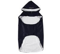TOWARDSNAN Manteau de pluie à capuche pliable pour chien avec bandes réfléchissantes Poncho léger coupe-vent pour animaux de compagnie de petite à grande taille avec capuche pour petits et grands