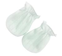 TOWARDSNAN Moufles de protection pour nourrissons en coton - Rayures du visage - Pour un usage quotidien ou des activités de plein air