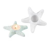 TOWARDSNAN Moules en silicone en forme d'étoile de mer pour photophore en résine époxy pour décoration de Saint-Valentin, démoulage facile