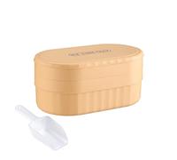 TOWARDSNAN Outils de crème glacée, plateau à double couche, moule à glace contre les odeurs, moule de cuisson livré avec récipient à glace