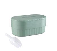 TOWARDSNAN Outils de crème glacée, plateau à double couche, moule à glace contre les odeurs, moule de cuisson livré avec récipient à glace