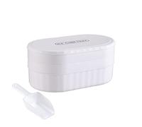 TOWARDSNAN Outils de crème glacée, plateau à double couche, moule à glace contre les odeurs, moule de cuisson livré avec récipient à glace