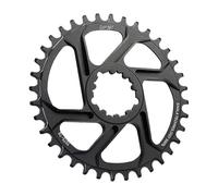 TOWARDSNAN Plateau de vélo de montagne en alliage d'aluminium à montage direct 3 mm 32T/34T/36T/38T étroit large Pédalier VTT simple