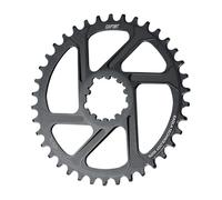 TOWARDSNAN Plateau de vélo de montagne en alliage d'aluminium à montage direct 3 mm 32T/34T/36T/38T étroit large Pédalier VTT simple