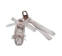 TOWARDSNAN Porte-clés en ruban en forme de chaussure de danse - Décoration de sac à dos - Convient pour les fans et une utilisation décorative - Accessoire élégant, b, taille unique