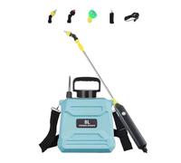 TOWARDSNAN Pulvérisateur de jardin rechargeable 8 L tige extensible 4 motifs d'épaule ergonomique pour jardin extérieur nous baguette de pulvérisation extensible