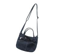 TOWARDSNAN Sac à bandoulière tendance en jean délavé adapté pour les professionnels qui aiment une touche de mode sac à main de voyage, b, One Size