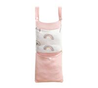 TOWARDSNAN Sac à langer pour lit de bébé avec deux poches - Joli imprimé - Sac à langer - Organiseur pour couches essentielles et pochette