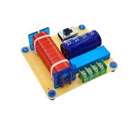 TOWARDSNAN Séparateur de fréquences sonores convivial avec bornes à vis connectivités et deux modes d'optimisation des basses, systèmes d'interrupteurs en métal ABS et croisement de haut-parleurs