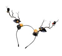 TOWARDSNAN Serre-tête d'Halloween série sombre branche punk crâne citrouille tête de mort festival décoration de cheveux fête festival couvre-chef