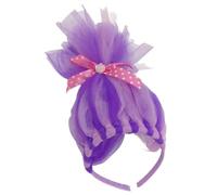 TOWARDSNAN Serre-tête en tulle pour enfants avec nœud et fleur - Accessoire de jeu de rôle - Accessoire de conte de fées