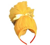 TOWARDSNAN Serre-tête en tulle pour enfants avec nœud et fleur - Accessoire de jeu de rôle - Accessoire de conte de fées