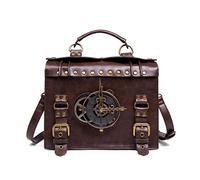 TOWARDSNAN Steampunk Gear Sac à bandoulière rétro gothique Sac à bandoulière hippie