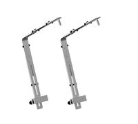 TOWARDSNAN Support d'éclairage fin en alliage d'aluminium pour réservoir de poissons 5 mm d'épaisseur Hauteur personnalisable pour un éclairage optimal Propriétaire de lumière de poisson en aluminium