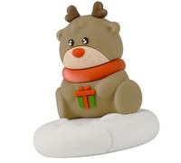 TOWARDSNAN Support mobile Père Noël et bonhomme de neige pour fêtes de Noël avec angles réglables pour plus de commodité