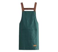 TOWARDSNAN Tablier imperméable et résistant à l'huile pour la cuisine à la maison, tablier de traiteur, simple, vêtements de travail pour adultes, accès à la cuisine, Vert, 96*68