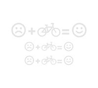 TOWARDSNAN Transferts de vélo amovibles - Reste de déni de décoloration - Enregistrement décoratif pour vélo Addons - Transferts de cycle restants