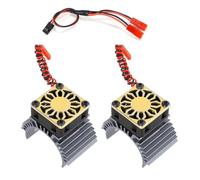 TOWARDSNAN Ventilateur de moteur compact haute vitesse 36 mm pour réduction de la chaleur dissipateur thermique double ventilateur de refroidissement facile à installer accessoires de télécommande